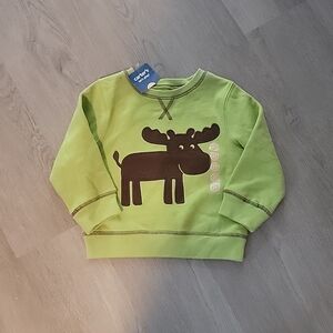 NWT Carters 2T Moose Sweatshirt